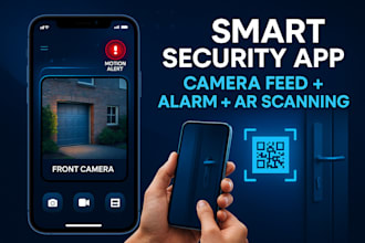 build your security cctv camera alarm system app camera app scanning app ar app