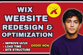 expert wix website redesign speed optimization conversions