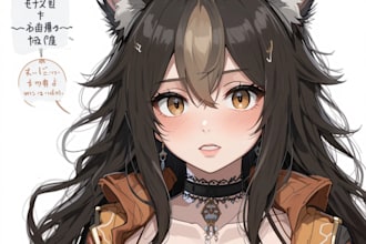 do a reference sheet of your fursona or anime character