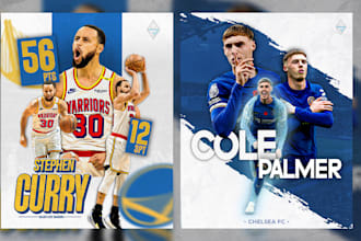 design a stunning and professional sports poster