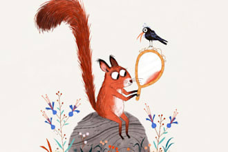 illustrate children story book illustration and children story book illustration