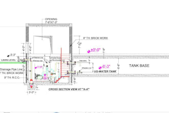 design USA fire sprinkler plan, fire protection and detection plan with stamp