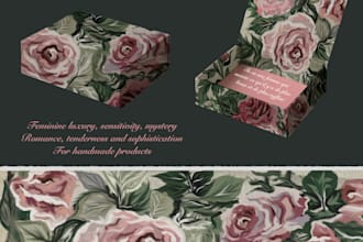 make a pattern for textiles, packaging, interior design