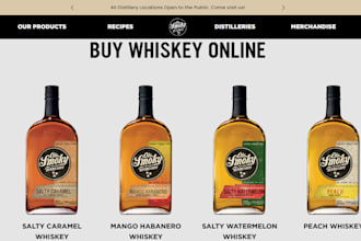 design 6 figure wine shopify store liquor wine store beverage wine website