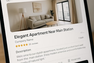 create new listings on platforms like airbnb, booking