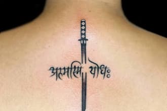 create customized tattoo design in sanskrit