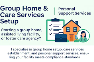 setup your group home with compliance, licensing, policy and procedure and sops