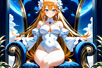 create a stunning ai anime portrait in your unique style