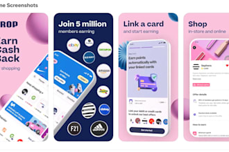 design stunning mobile app screenshots for app store, google play in 24