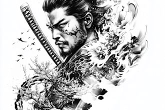 do your japanese custom tattoo design