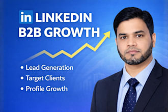 be your linkedin marketing manager for b2b growth