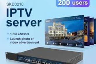 create powerful iptv server, reseller panel, xtreaamui server setup drm, api,
