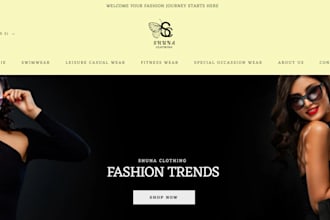 design luxury clothing shopify store fashion store for your clothing brand