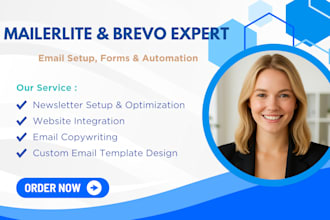 setup mailerlite, mailchimp, brevo, email automation, signup forms, campaigns