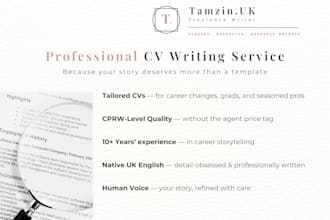 rewrite your CV with clarity, care, and zero ai templates