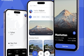 develop travel booking app, city tour app, taxi booking app, hotel booking app