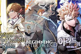 webtoon webcomic cover art webnovel light novel anime manga wattpad illustration