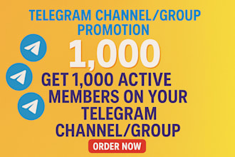 get 500 real telegram members for your channel
