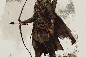 do dnd character art, fantasy illustration or concept art