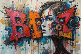do illustration expresionism art, graffity, abstract