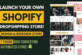 build shopify store or shopify website development