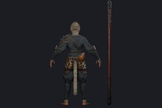 3d unreal engine character,metahuman stylized character model aaa game,rigging