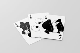 design playing card design card game design game box tuck box board game design