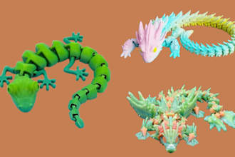 3d flexi toy articulated model stl file 3d toy action figure 3d printing bjd