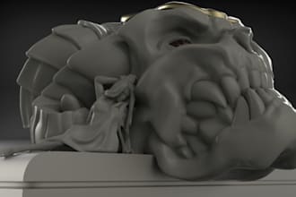 make jewelry design, 3d ring design character design and modelling and rendering