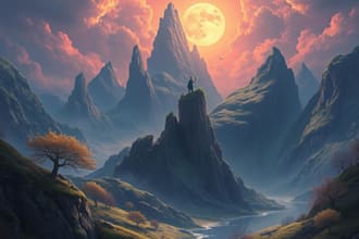 create amazing environment concept art and fantasy landscape