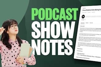 write SEO optimized podcast show notes to boost your reach