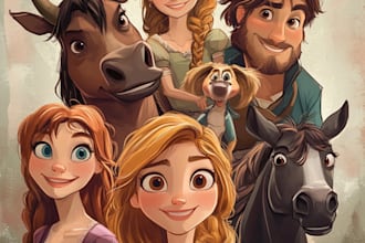 draw you or anything with disney style
