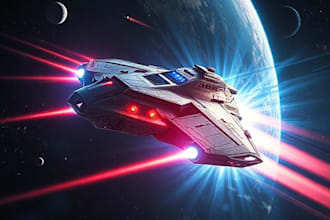 design spaceships and sci fi vehicles
