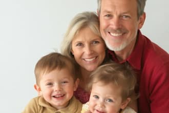hand draw your pencil family portrait