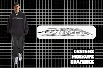 design streetwear mockups and graphics