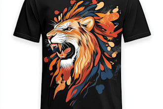 draw t shirt design and graphics for merchandise