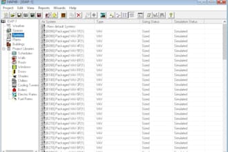 perform ac load calculations and energy analysis using hap