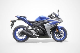 craft 3d racing bike, body panel, motorcycle diagram, automotive render