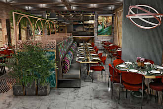 sketchup 3d landscape model ,3d food truck ,pool design, cgi render layout model