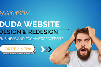 build reponsive duda website design or redesign, develop duda business website