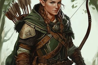 dnd character art and dnd character art