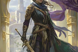 dnd character art and dnd character art