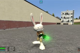 port 3d gmod player model, sfm game character  ragdoll model