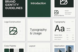 complete visual identity manual for your brand