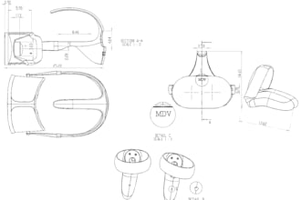 cad model various sized mechanisms on fusion360
