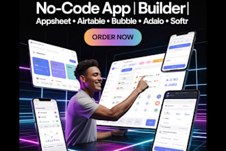 build fix appsheet airtable mobile app creation softr client portal app bubble