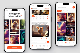 build ai image generator app, ai photo editing app, ai photoshop app, ai photo