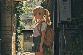 draw beautiful anime character illustrations