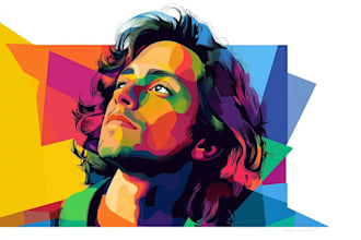 create outstanding wpap pop art portrait for you