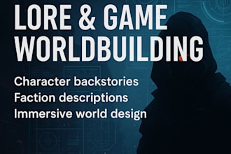 create original dystopian worldbuilding and storytelling